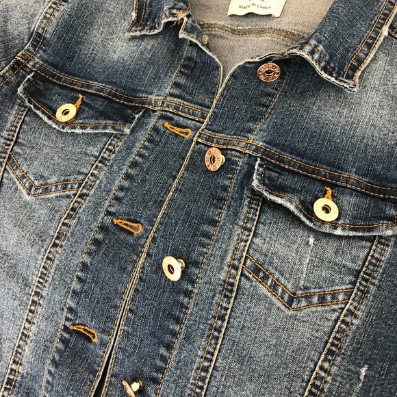 🎉HP!🎉Love Tree Denim Jacket | Blue | Small - Picture 6 of 10